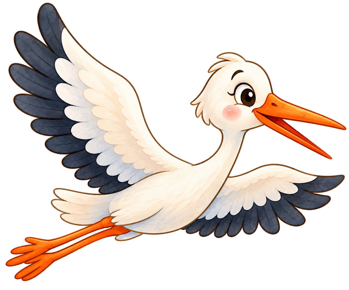 Ilustración de La Cigüeña